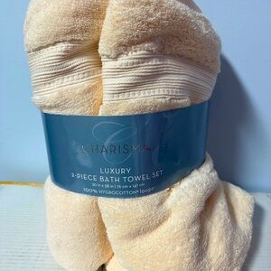 Charisma Soft Cream Bath Towel Duo